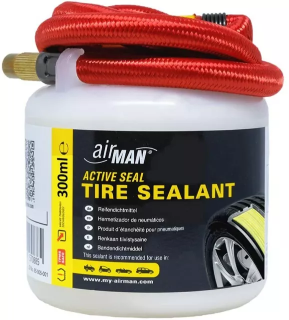 AirMan Universal Tyre Sealant - 300ml Valve Through - OEM Car Sealant