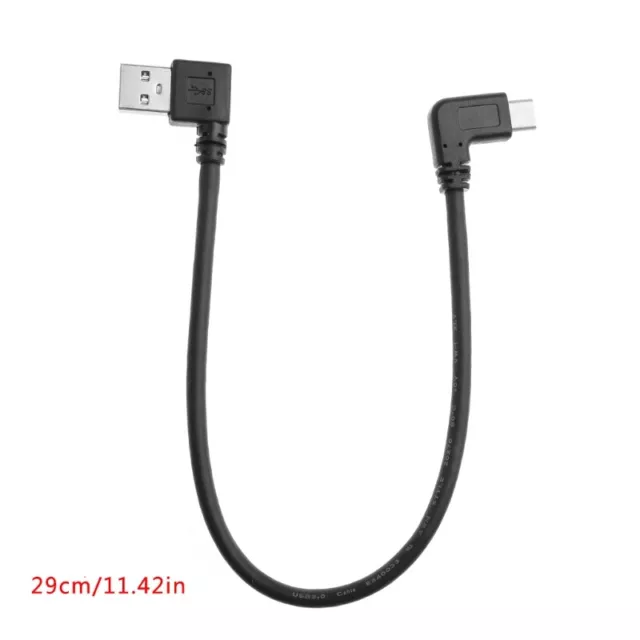 USB A To USB3.1 Type C Left/Right Angle 90 Degree Male To Male Adapters