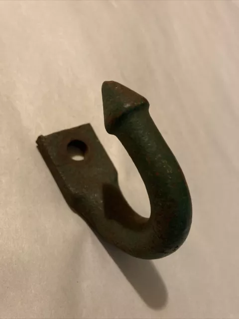 Antique Iron Hook Wall Halltree Coat Hat Rustic Cabin Lodge ￼￼Heavy Quality￼ Old