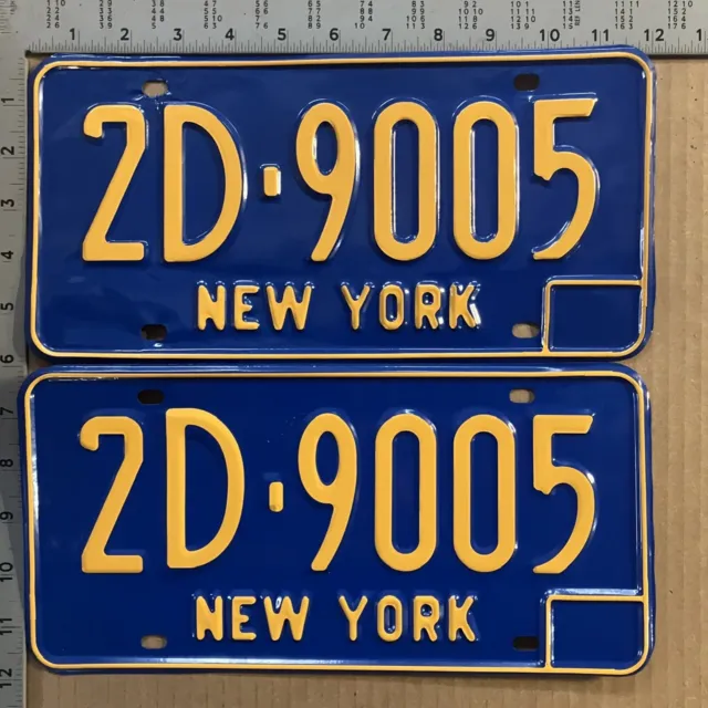 1970 New York license plate pair 2D 9005 YOM DMV Dutchess Ford Chevy Dodge 13617