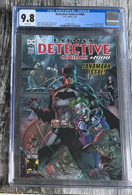 Detective Comics #1000 - CGC 9.8 - 2019 - Jim Lee Main Cover