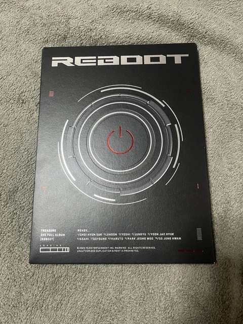 TREASURE REBOOT ALBUM Asahi Version CD with Poster K-Pop Boy