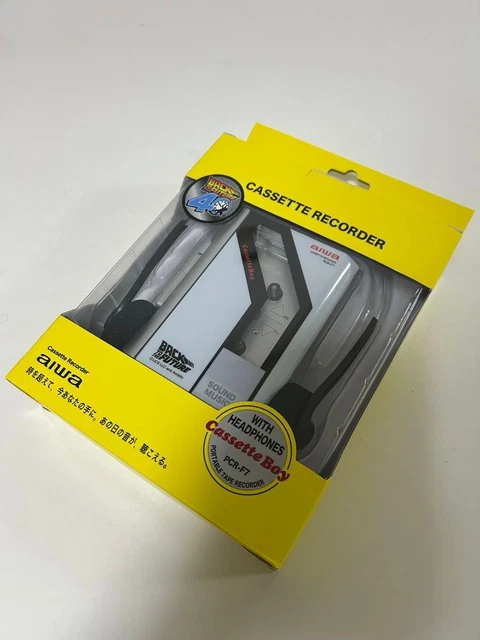 AIWA CASSETTE BOY PCR-F7 Back To The Future 40th Portable Cassette