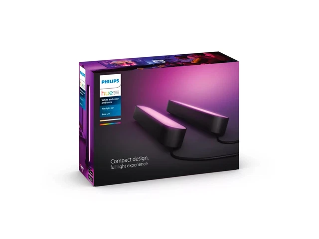 PHILIPS HUE PLAY White and Colour Ambiance Smart Light Bar Double