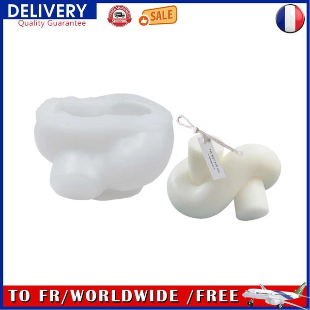 Candle Silicone Mould DIY Handmade Candle Soap Ornaments Making Tools (B)