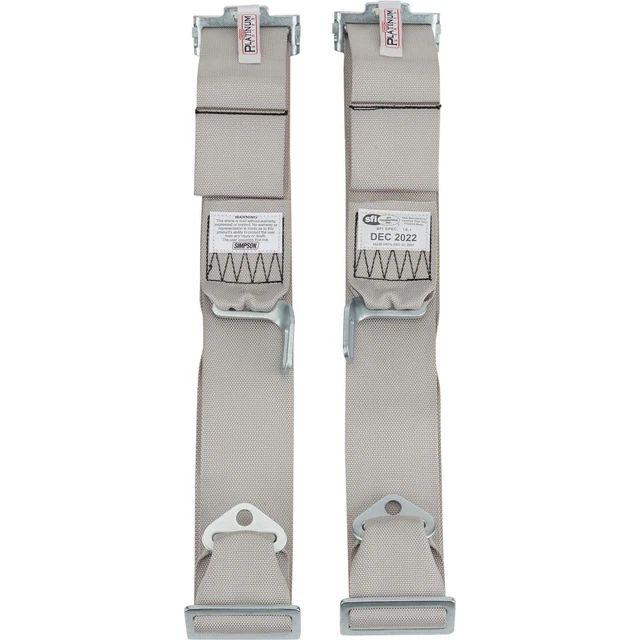 Simpson 30004P Platinum Individual Shoulder Harness, Latch/Link