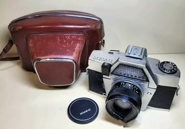 35mm SLR Film Camera Tested Kiev 10 TTL lens Helios 81 Automat 2/53 ussr vintage