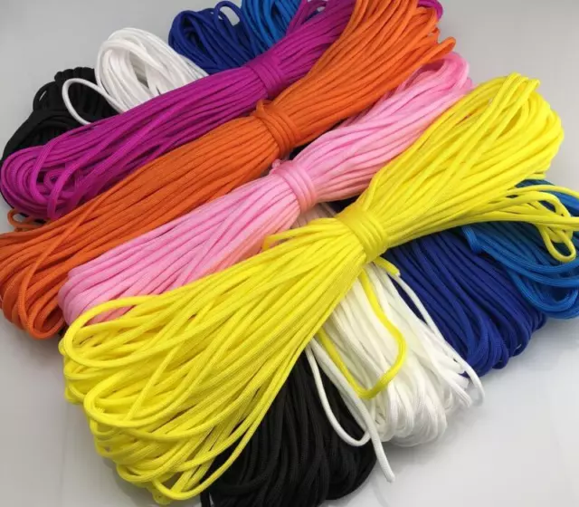 100M 550 Paracord Parachute Cord Lanyard Mil Spec Type III 7 Strand Core