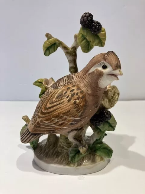 Vintage Napco (Japan) Quail Bird Ceramic Figurine By Bob White #B3278
