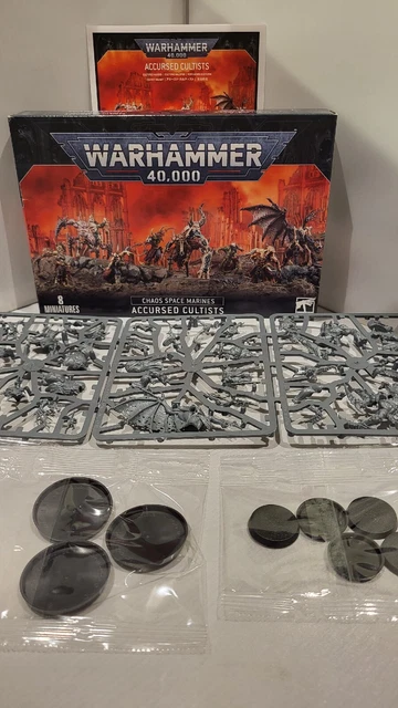 CHAOS SPACE MARINE Cursed Cultists Warhammer 40.000 40k 30k miniature ...