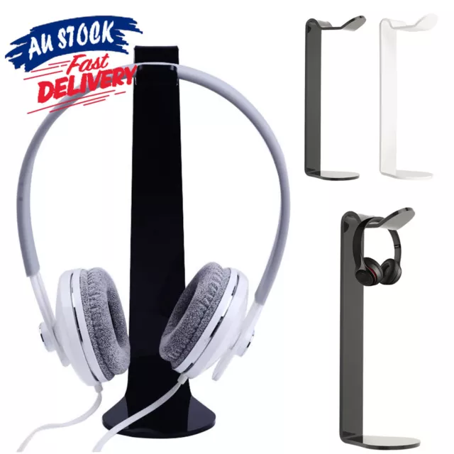 Headset Hange Acrylic Earphone Holder Display Stand Fashion Desk Headphone