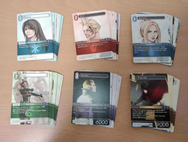 Final Fantasy TCG Trading Card Game Lot Of 82 Cards Opus 2 No Doubles Set #4