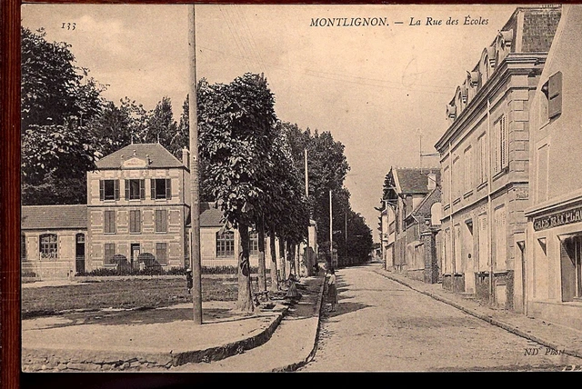 95 - MONTLIGNON - La Rue des Ecoles