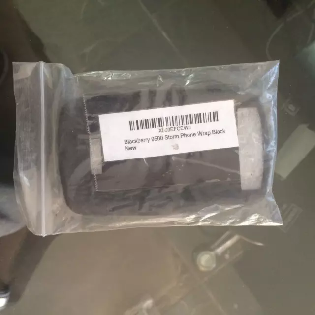 NEW Form Case for BlackBerry Storm 9500 (Black) ~