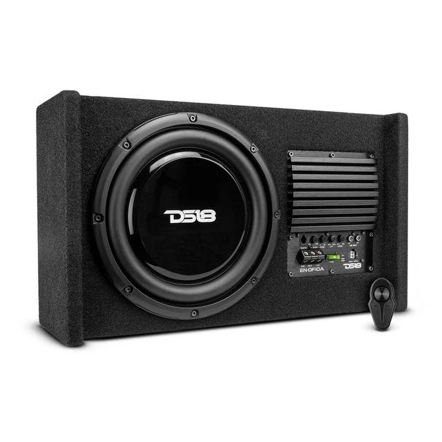 DS18 ENDF10A 10& Amplified Shallow Subwoofer Enclosure Powered