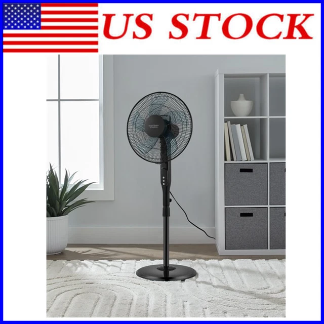 16& LARGE Room DC Oscillating Pedestal Fan Floor Stand Fan with Remote