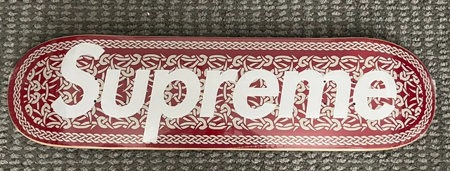 SUPREME CELTIC KNOT Skateboard Deck - Red - FW21 - Brand New