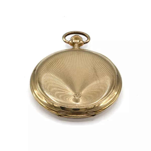 Herren Taschenuhr Pocketwatch in 14 Kt. 585 Gold Handaufzug um 1920