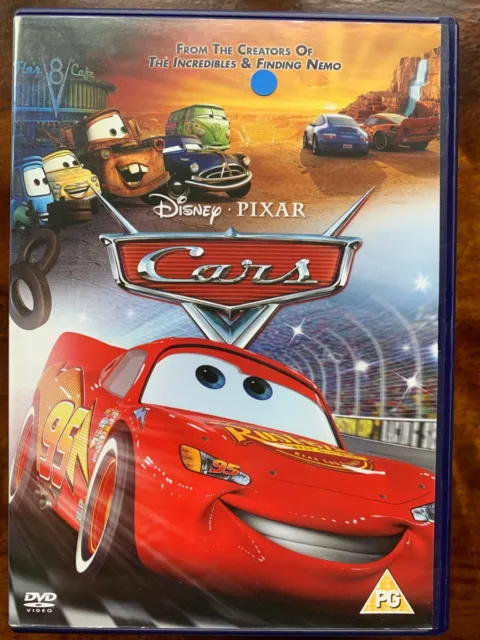 Cars DVD 2006 Walt Disney Pixar Animated Family Movie Feature Film Classic
