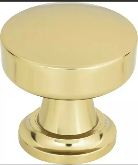 Atlas Homewares 325 Browning 1-1/4 Inch Mushroom Cabinet Knob French Gold