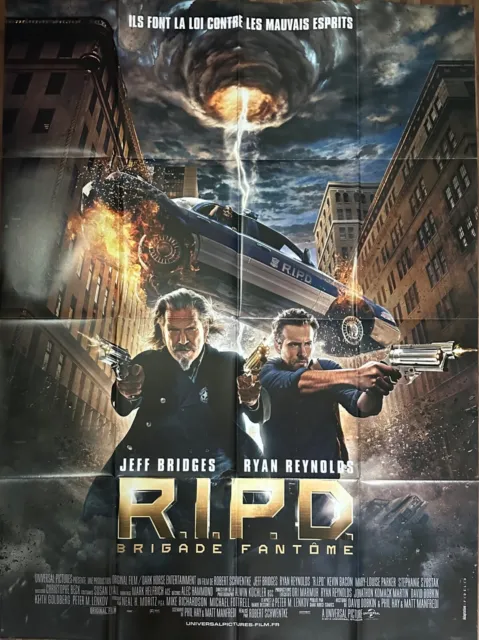 Affiche Cinéma RIPD BRIGADE FANTÔME 120x160cm Jeff Bridges / Ryan Reynolds