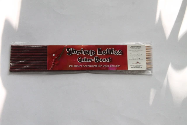 Gamberetti lecca-lecca, gamberetti, mangime, color boost, 10 pezzi, 0,40 euro/unità