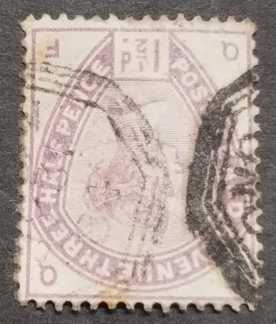 **WMK INVERTED**NICE CLEAN 1883-84 GB QV SG188wi 1 1/2d LILAC USED STAMP