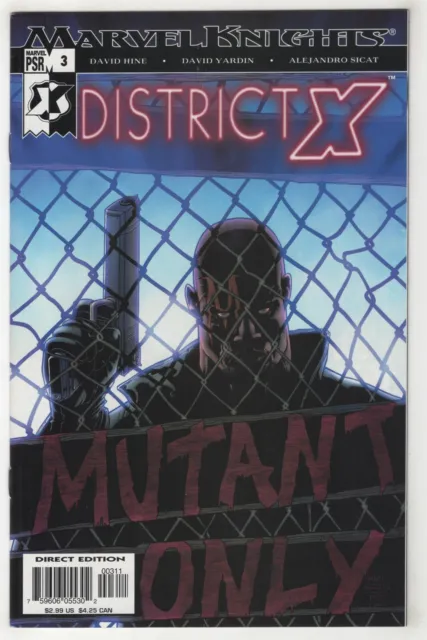 District X #3 (Sep 2004, Marvel [Knights]) David Hine, David Yardin D