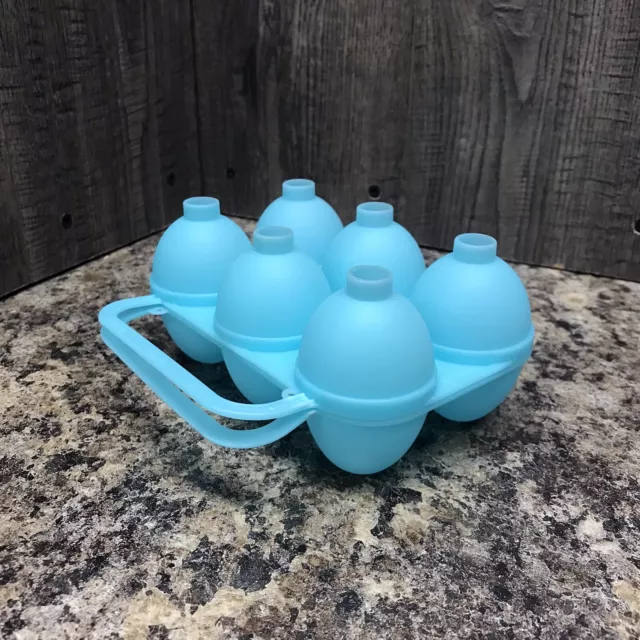 Molde vintage de huevos de Pascua jigglers gelatina de los años 90 azul suave