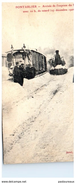 25 PONTARLIER - Arrivee de l'express du Simplon PAST/1047