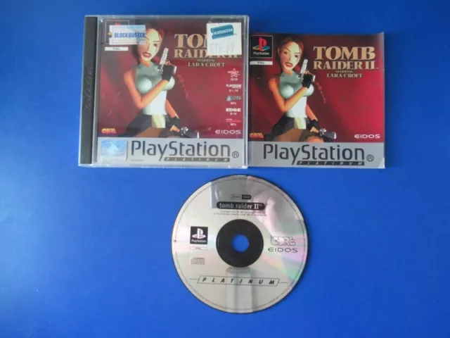 Tomb Raider II - Sony PS1 PlayStation One Games PAL