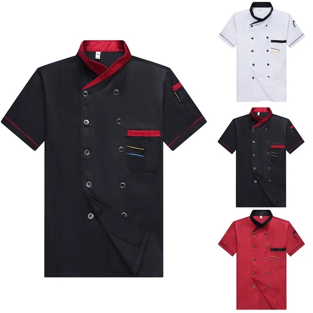 Camicia da cucina corta cucina abiti da lavoro donna/uomo camicia traspirante