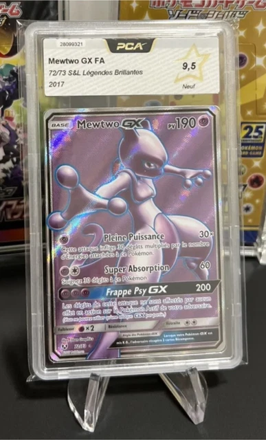 Mewtwo GX FA 72/73 Légendes Brillantes Neuf PCA PSA Carte Pokémon