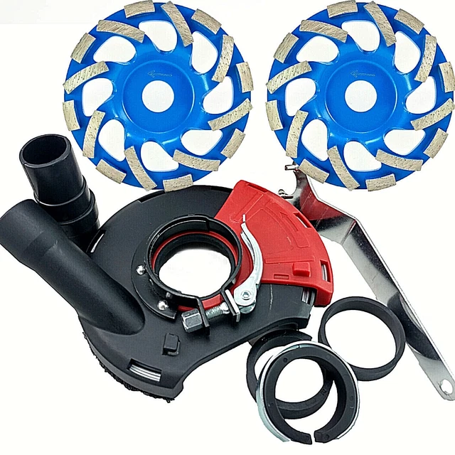 Protection Pour Meuleuse D'angle - Capot Anti-poussière Réglable - Compatible Modèles 100, 115, 125 Mm - Fixation Rapide Sans Vis