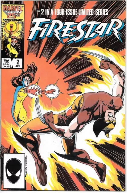 Firestar Comic Book #2 Marvel Comics 1986 VERY HIGH GRADE UNREAD NEW
