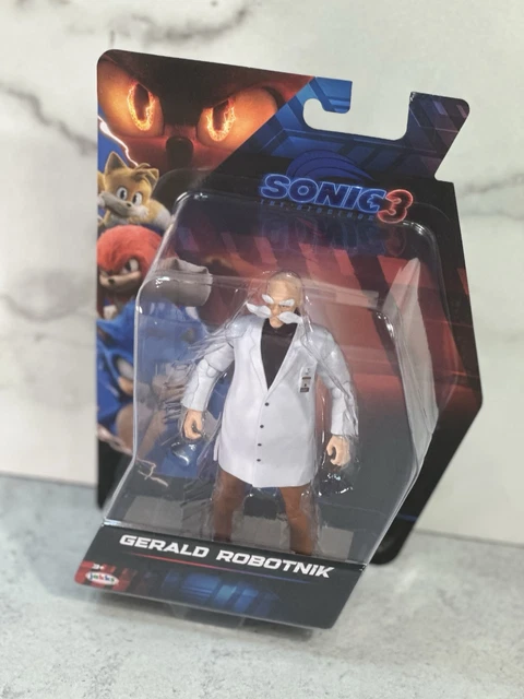 Figurine Sonic 3 Movie Gérald Robotnik - JAKKS Pacific 13cm - Précommande 06/2025