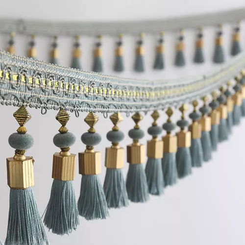 1M Curtain Tassel Fringe Trim Fabric Sewing Crafts DIY Ribbon Sewing Upholstery 5
