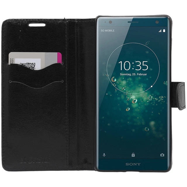 ebestStar Etui Portefeuille Sony Xperia XZ XZ1 XZ2 Compact/Premium VERRE Trempé