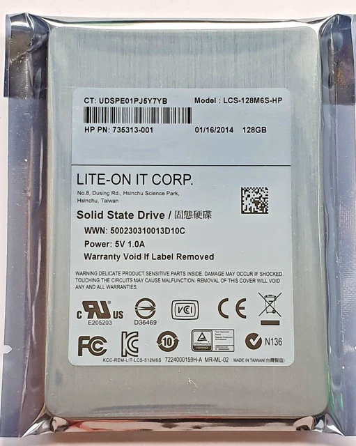 Disque dur SSD 128 Lite On - Accessoires informatique