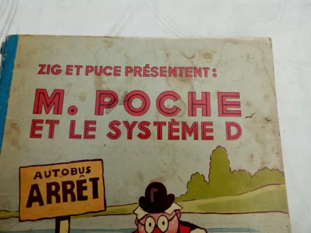 Ancienne BD - Zig et Puce M. Poche et le Systéme - EO 1939 - St Ogan Hachette 3