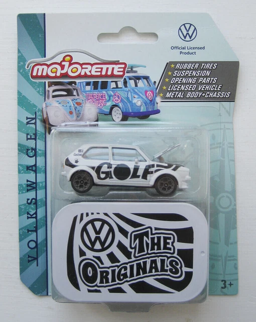 Majorette Volkswagen The Originals Deluxe 1:64, Modello Die-Cast Casuale Con Licenza Ufficiale VW, Auto Giocattolo Collezionabile 7,5cm, 212055005