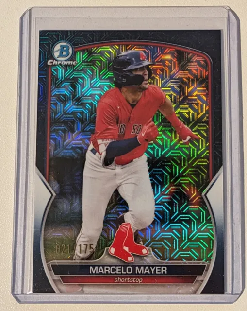 2023 Bowman Chrome Mega Box Mojo /175 BCP-107 Marcelo Meyer Boston Red Sox
