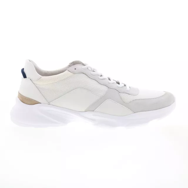 French Connection Imani FC7213L Mens White Mesh Lifestyle Sneakers Shoes