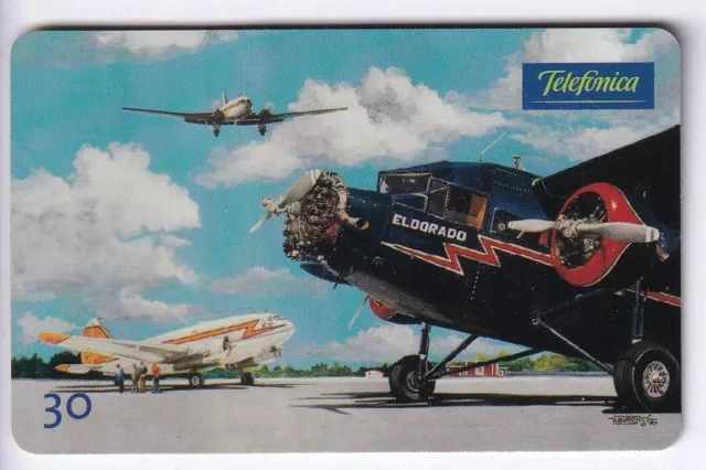 Armee Army Telecarte / Phonecard .. Bresil 30R Tlf Avion Stinson Em+ Magnetique