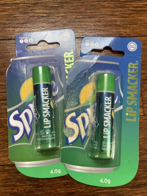 Lip Smacker Sprite  Chapstick Lip Balm ON CARD lot of 2