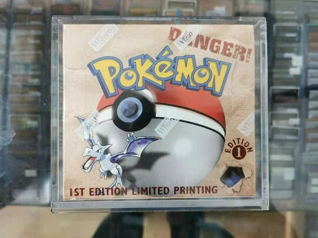 Pokemon Acrylic Display Case for Booster Box fits WOTC - UV protective