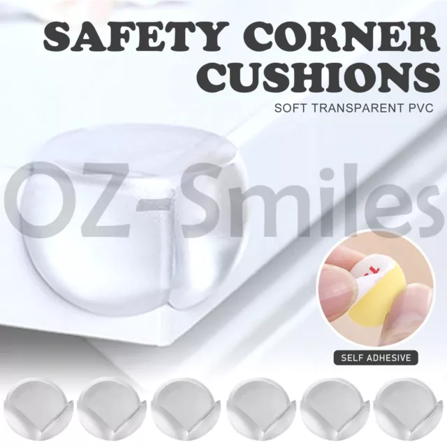 Desk Edge Soft Protectors Table Corner Cushion Baby Child Safety Guard Clear 3M