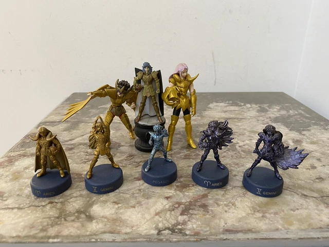 Lot De 5 Figurines Saint Seiya (Chevaliers Du Zodiaque) - Bootleg DX Bronze V2 - Années 2000