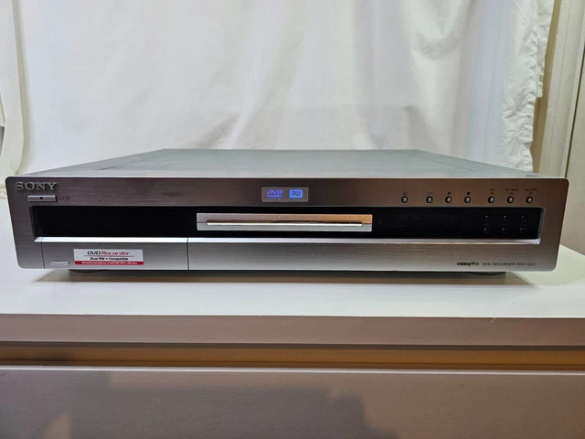 Sony RDR-GX3 DVD Recorder Dual RW Compatible Recording and Playback Untested