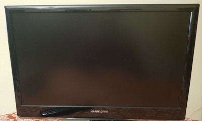 Hannspree TV HANNSPREE LCD COLOUR TV MODEL HSG1114 25 pollici VGA HDMI USB GUASTO 